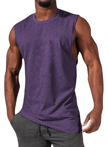 Canottiera Palestra Uomo, Maglietta Senza Maniche Uomo, Canotta Dimagrante Maglia Sauna Sudare Snellente Polimero Maglietta Sportivo Gilet Modellante Sauna Fitness Canotta Uomo Cotone Tank Top Canotta