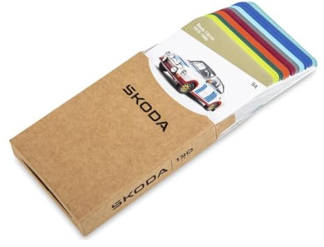 Skoda 6U0050531C gioco di carte per auto Quartetto Carte da gioco Veicoli