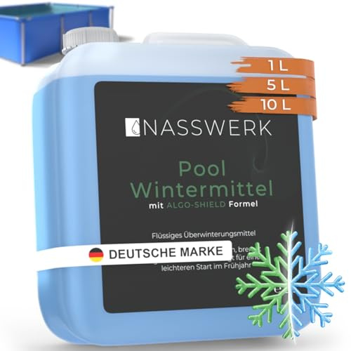 NASSWERK® Pool Wintermittel flüssig 5L | Überwinterungsmittel für Pool