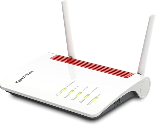 FRITZ!Box 6850 4G | Router LTE de telefonía móvil | Wi-Fi de hasta 1.266 Mbps | Wi-Fi Mesh | alto estándar de seguridad | Central para telefonía y Domótica | configuración sencilla | Made in Europe