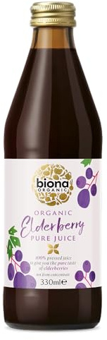 Biona Organic Elderberry Superjuice 330 ml (Pack of 6)