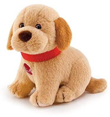 Trudi 51025 Sweet Collection Kleiner Labrador ca. 9 cm, Größe XXS, Stofftier mit weichen Materialien und liebevollen Details, Plüschtier waschbar, Kuscheltier für Kinder & Babys, Beige