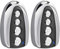 SGerste Pack of 2 Universal Cloning Remote Control Electric Key Fob for Garage Door Electronic Gate Vehicle Lock Car Alarm System - Backup Your Remote Controllers - D, 6x3x2cm