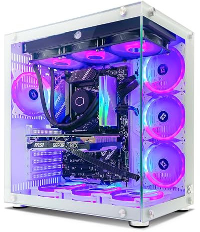 INFOMAX | PC Gamer, Desktop PC Gaming - Procesador Intel Core i7-12700KF • NVIDIA RTX 5060 Ti 16GB • RAM DDR4 32GB RGB • SSD de 1 TB • WiFi • Caja ARGB • Watercooling • W11