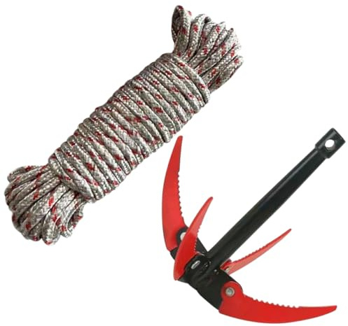 NIYANGLE Râteau à Bassin Pliable en Acier Inoxydable Dents Coupantes, Outil de Décapage pour Herbes Aquatiques, Accessoire Extérieur Polyvalent pour Nettoyage D’étangs et Couleur Aléatoire