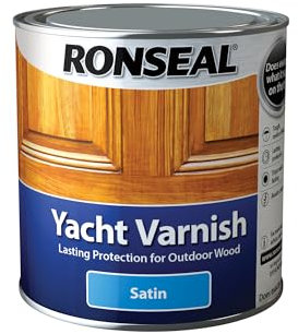 Ronseal YVS1L 1L Exterior Yacht Varnish Satin