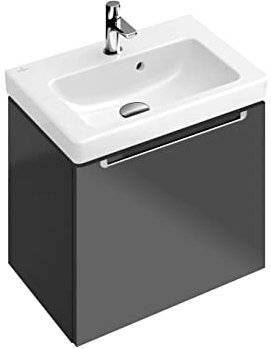 Villeroy & Boch Handwaschbecken Subway 7315F0 50x40cm Hahnloch durchgest mit Überlauf weiß, 7315F001