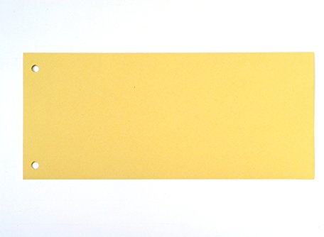 Trennstreifen RC-Karton 190g gelb 220x105mm 100 St VE=1