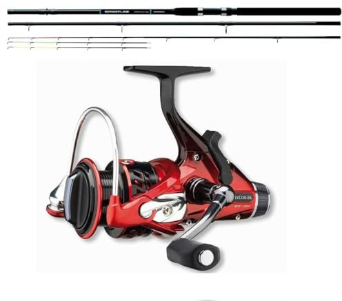 Cormoran Feeder Combo 3,90m / 50-150g Feederrute + Freilaufrolle Angelset