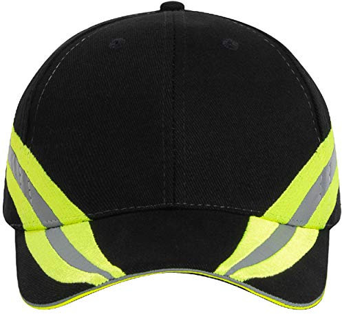 FIRE & FIGHT Streetwear Casquette de baseball pour pompiers - Design réfléchissant - Sécurité contre les incendies.