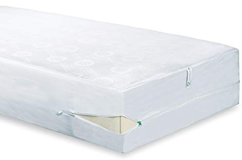 Softsan ProMax wasserdichter Matratzenbezug 90x200 cm, Höhe 18-38 cm, hygienischer Matratzenschutz vor Feuchtigkeit, Milben und Bettwanzen (90 x 200 cm)