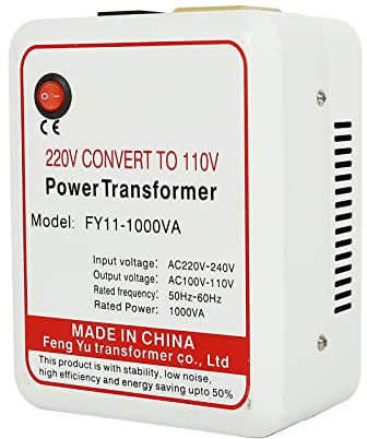 1000W Step Down Power Voltage Converter Transformer 220V/240V to 110V/120V, Intelligent Efficient Adapter Travel Power Adapter (1000)