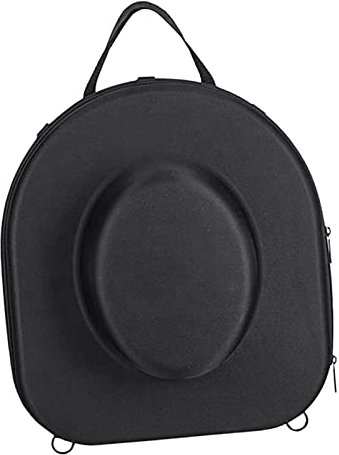 harayaa Cowboyhut-Aufbewahrungsbox, Filzhutbox mit Deckel, Tragegriff, Eva, leicht zu tragen mit Schultergurt, Hutetui, Huthalter, Reisen für den Schrank