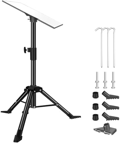 Starlink Mount Gen 3 Treppiede Stand, kit di montaggio Starlink portatile per Starlink Gen 3 con asta telescopica da 60-95 cm e adattatore per tubo per Starlink Gen 3 Mount per campeggio RV viaggi