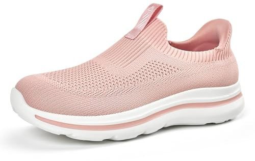 ODCKOI Chaussures Femme sans Lacets Slip-on - Baskets Confortable à Enfiler Facilement - Chaussures Décontractées Loisirs pour Femme