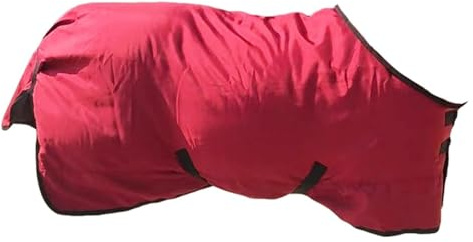 turnout mattor för hästar vinter ， Flugtäcke for hästar Häst Vintertäcke Vattentätt Vinter Vattentätt Poly Hästtäcke Belly Wrap Lime(Claret,95cm(37in))
