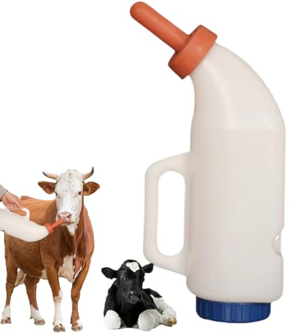 Biberons pour chèvre | Bouteille de lait de chèvre avec échelle transparente – Grande capacité pour boissons d'allaitement pour veaux et autres jeunes animaux