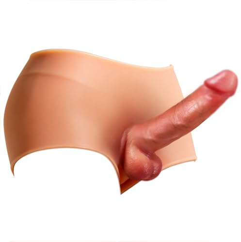 Sextoysys Uomo Dildo Realistico Dildo Anale Toys Sessuali per Donna - Strap On Strapon 18,5cm Sex Toys Uomo, Pene Massiccio con Harness in Silicone Altamente Elastico per Transgender & Lesbiche