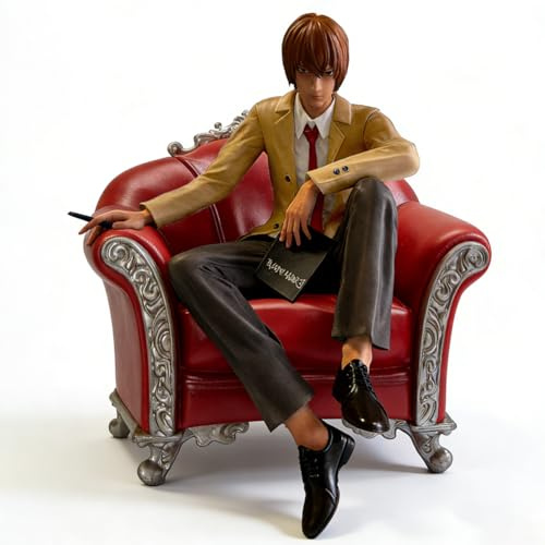 Zhongkaihua anime-modell ljus Yagami-figur soffa sittande fortfarande tecknad karaktär anime samlarobjekt PVC-staty skrivbordsprydnader födelsedagspresenter