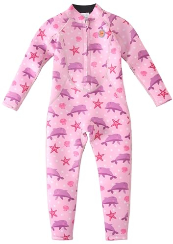 Swimbubs Kids Full Length Thermal Wetsuit 2mm Neoprene – Long Sleeve & Leg Suit for Cold Pools & Beach