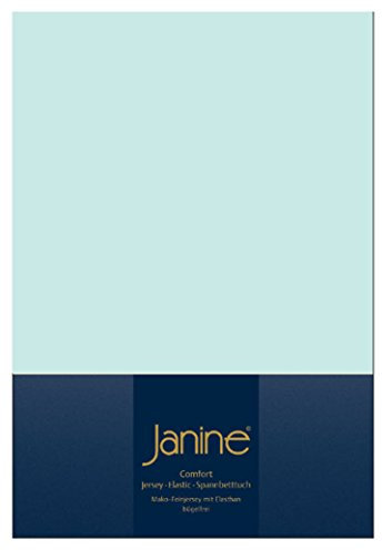 Janine Spannbettlaken Elastic 5002, Gr. 150x200 cm, Fb. 22 morgennebel, Elastic-Jersey