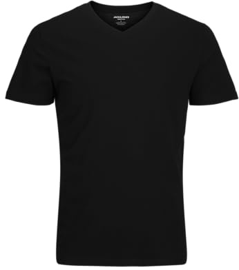 JACK & JONES T-Shirt Plain V-Neck T-Shirt