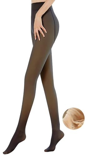 HSAJS Collant Termici Donna Invernali a Vita Alta Comodi Elasticizzati Spessi Leggings per il Rassodamento Della Pancia