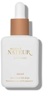 Agent Nateur Holi Sun Dewy Tinted Skin Drops Broad Spectrum SPF50 Sunscreen Almond