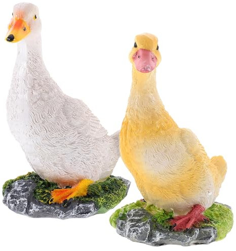 Abaodam 2pezzi Statuetta Decorativa in Statuette Decorative Artificiale da Piccole Decorazioni Finto per