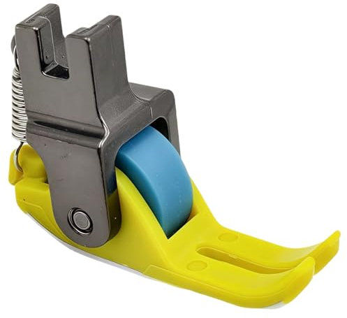 Narrow Roller Presser Foot – Walking Presser Foot, Fabric Glide Tool | Professional Grade Component Crafted to Assist in Stitching Leather and Denim While Operating Single Needle Lockstitch Machines