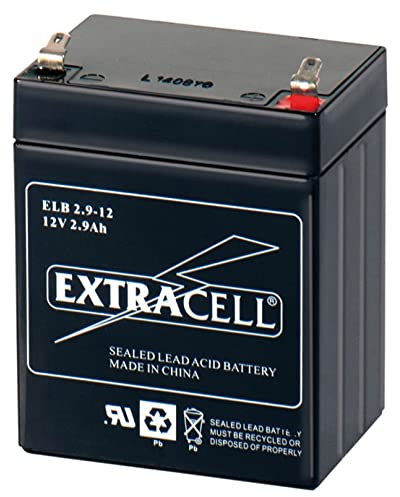 1 x BATTERIA RICARICABILE AL PIOMBO 12V 2,9A