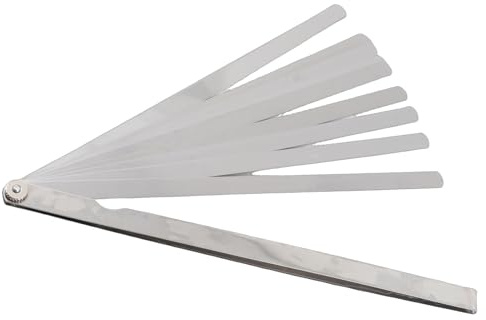 Jauge d'épaisseur de 300, Appareils de mesure Pieds à coulisse mm Jauge de mesure métrique à 17 lames