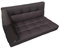 Palettenkissen Schaumkissen/Kissen Palettensofa Euro Paletten/europalleten sitzkissen/sitzkissen palettenmöbel/palettenkissen Outdoor/Sitzkissen 120 x 60 cm (braun, 3X teiliges Set)