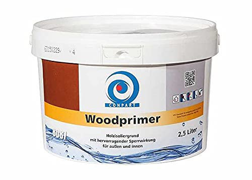 Conpart Woodprimer 8087 Peinture de protection contre les intempéries diluable à l'eau 2,5 l