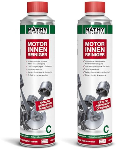MATHY-C Motor-Innenreiniger, 2X 400 ml, Hochwirksame Motoren Innenreinigung
