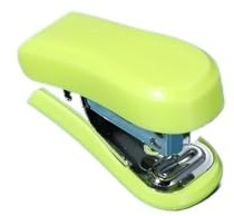Mini engrapadora portátil con grapas 24/6 para oficina de estudiantes (verde)