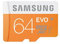 Samsung Evo MB-MP64DA/EU - Tarjeta de memoria micro SDXC de 64 GB (UHS -I Grade 1, Clase 10, con adaptador SD)