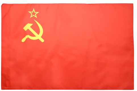 AZ FLAG Bandiera URSS 150x90cm - Bandiera Rossa Comunista - Russia 90 x 150 cm Foro per Asta