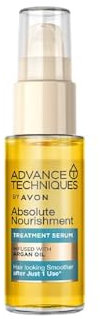 Avon Advance Techniques Absolute Nourishment - 360 Nourishment, Moroccan Argan Oil, Nourishing Hair Serum