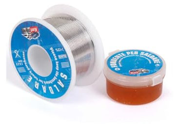 Zinndraht zum Schweißen, 1 mm, 70 g + Lötpaste 20 g