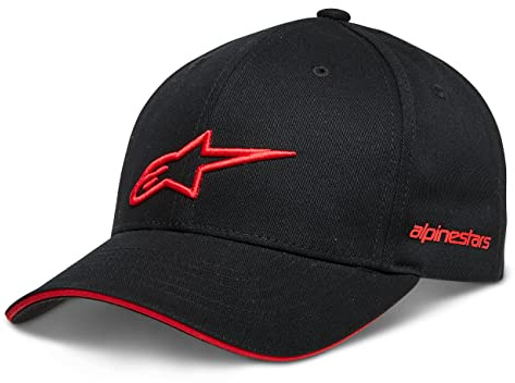 Alpinestars Rostrum Hat Herren Baseballkappe Schwarz/Rot Einheitsgröße
