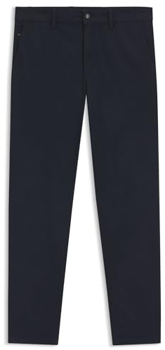 BOSS Mens Chino Tapered Tapered-fit Chinos in Stretch-Cotton Satin