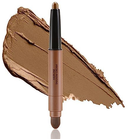 Boobeen Root Touch-Up Hairline Shadow Stick, Haarwurzel-Concealer für schütteres, graues Haar, als Augenbrauenstift und Gesichtskonturenstift verwendbar, langanhaltend