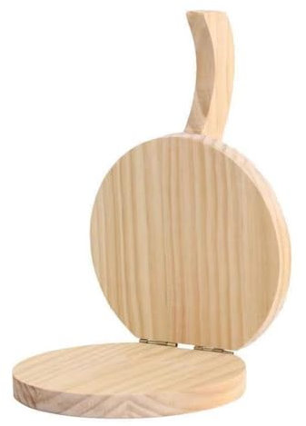 JHIALG Prensa de tortilla de madera, herramienta de prensa de pastelería, prensa de masa multifuncional para tortillas (1 unidad)