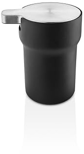 EVA SOLO | Dispensador de jabón Citadel Negro | Diseño contemporáneo para un baño Elegante | Botella dispensadora de jabón o desinfectante | Elegante diseño escandinavo | Negro