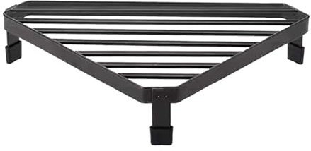 Estante de esquina para cocina - Soporte triangular antideslizante para sartén, estante para mostrador de gabinete - Organizador de cocina moderno que ahorra espacio, almacenamiento en el hogar, estan