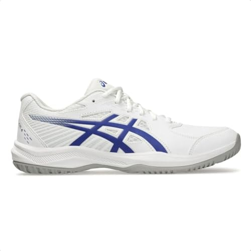 Asics Homme Court Slide 4, White Dark Cobalt, 44.5 EU