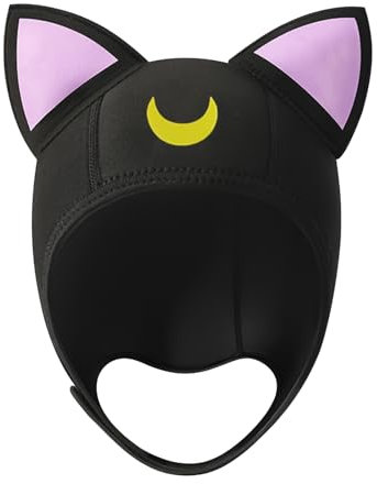 Bkljkf Schwimmhauben,Einstellbare Schnorchelhaube - wasserdichte Katzenohren-Tauchhaube Leichte Wassersporthose Für Damen Schwimmbad Outdoor Reisen