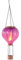 Coopers of Stortford - Solar Hanging Gardern Lantern - Hot Air Balloon Garden Decoration Light with 30 LEDs - Vibrant Purple and Pink Solar Powered Lighting