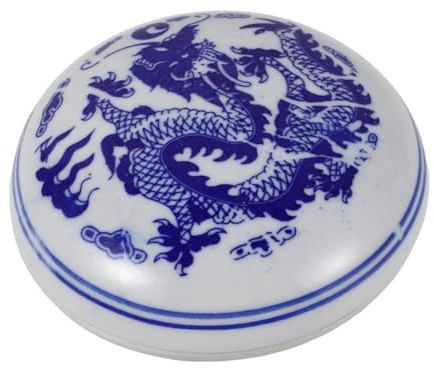 EXAOMBLE Caja de Tinta de Porcelana para Caligrafía para Principiantes y Decorativo Diámetro